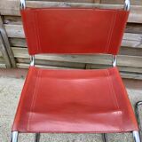 Pair of chairs MR 10 design Ludwig Mies Van Der Rohe vintage edition 90s