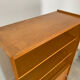 1950s vintage oak bookshelf.
