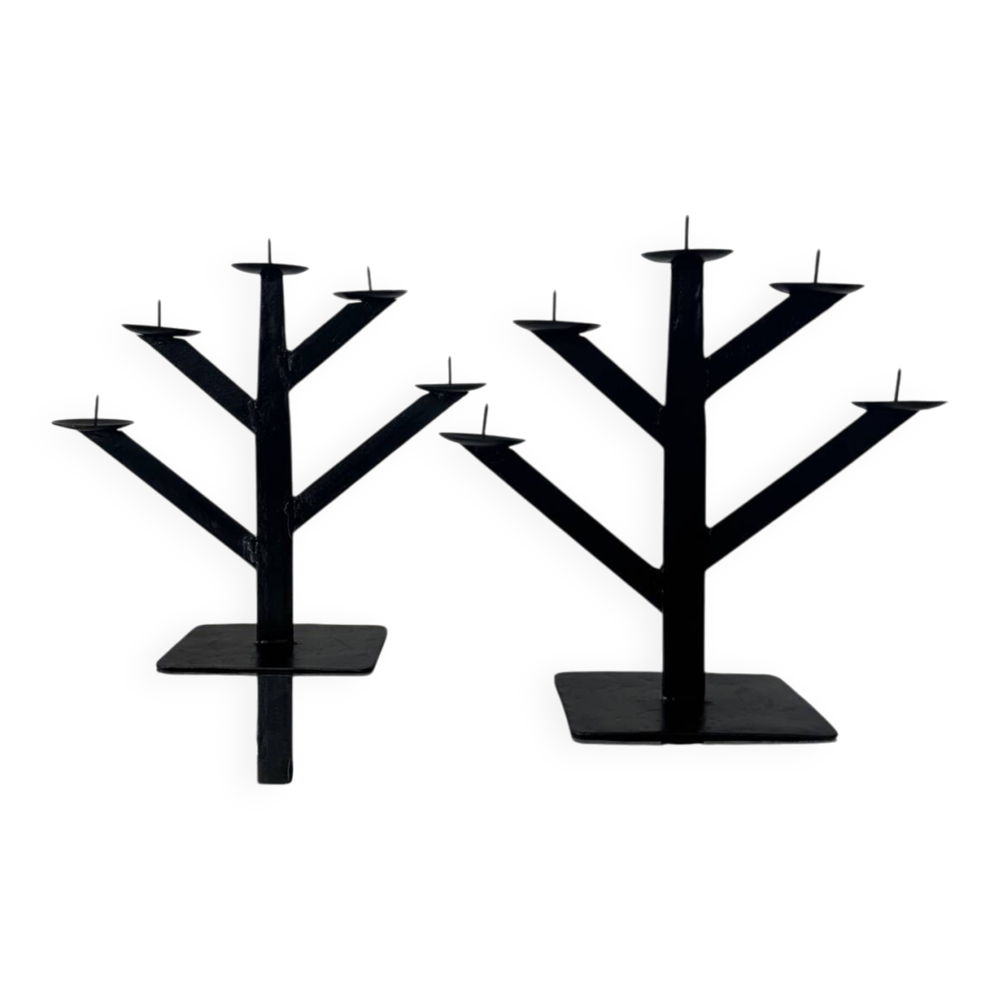 Wrought iron chandeliers, 1980s Habitat style