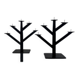 Wrought iron chandeliers, 1980s Habitat style