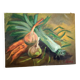 Tableau nature morte huile sur toile signée