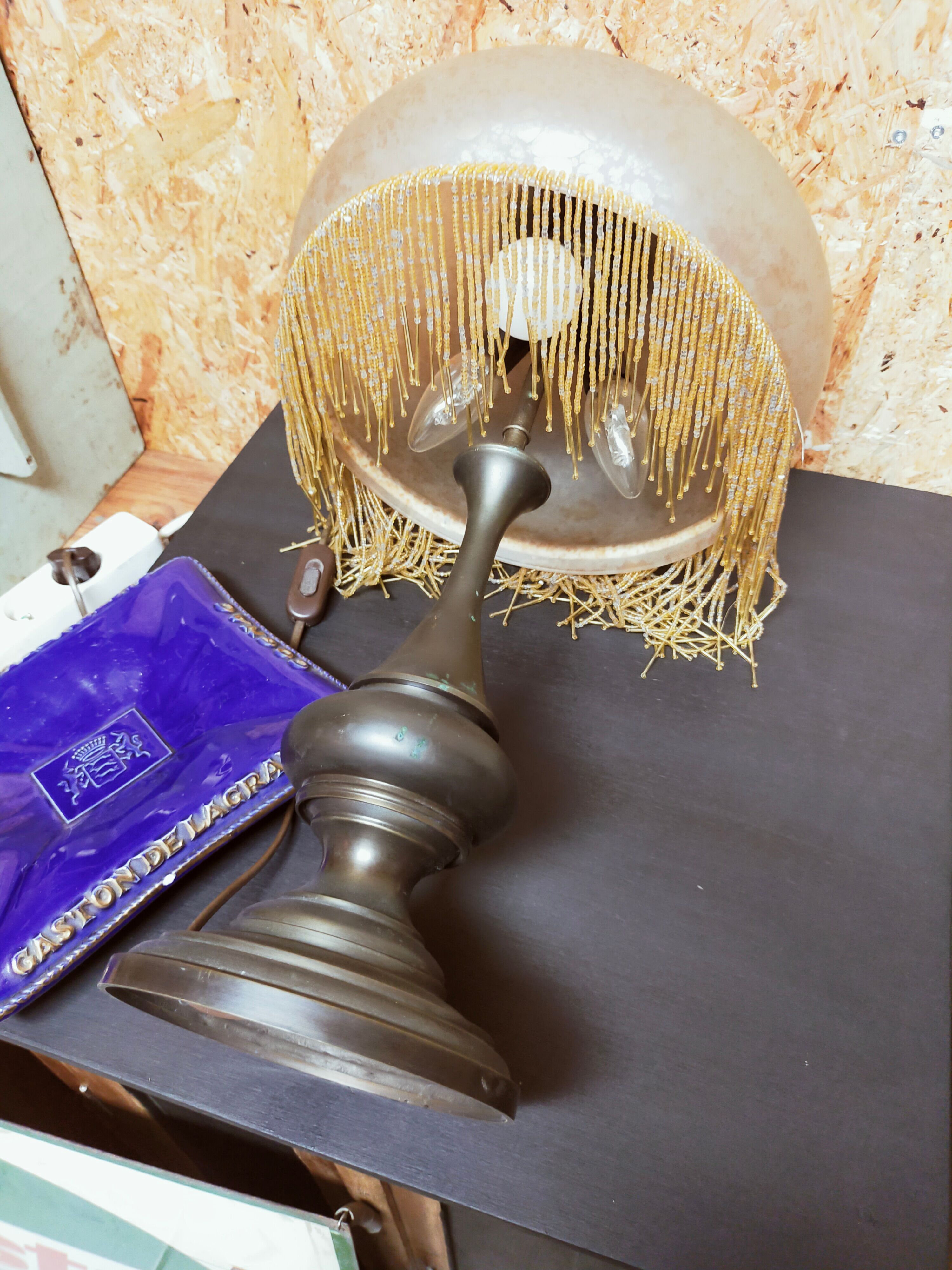 Table lamp, mushroom style, art-nouveau period