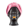 Mini pink woman head vase