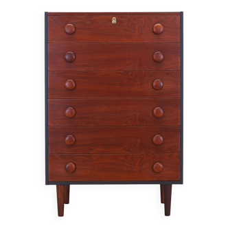 Commode en teck, design danois, années 1970, production : Danemark