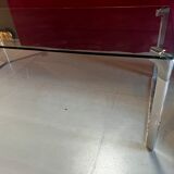 Glass coffee table