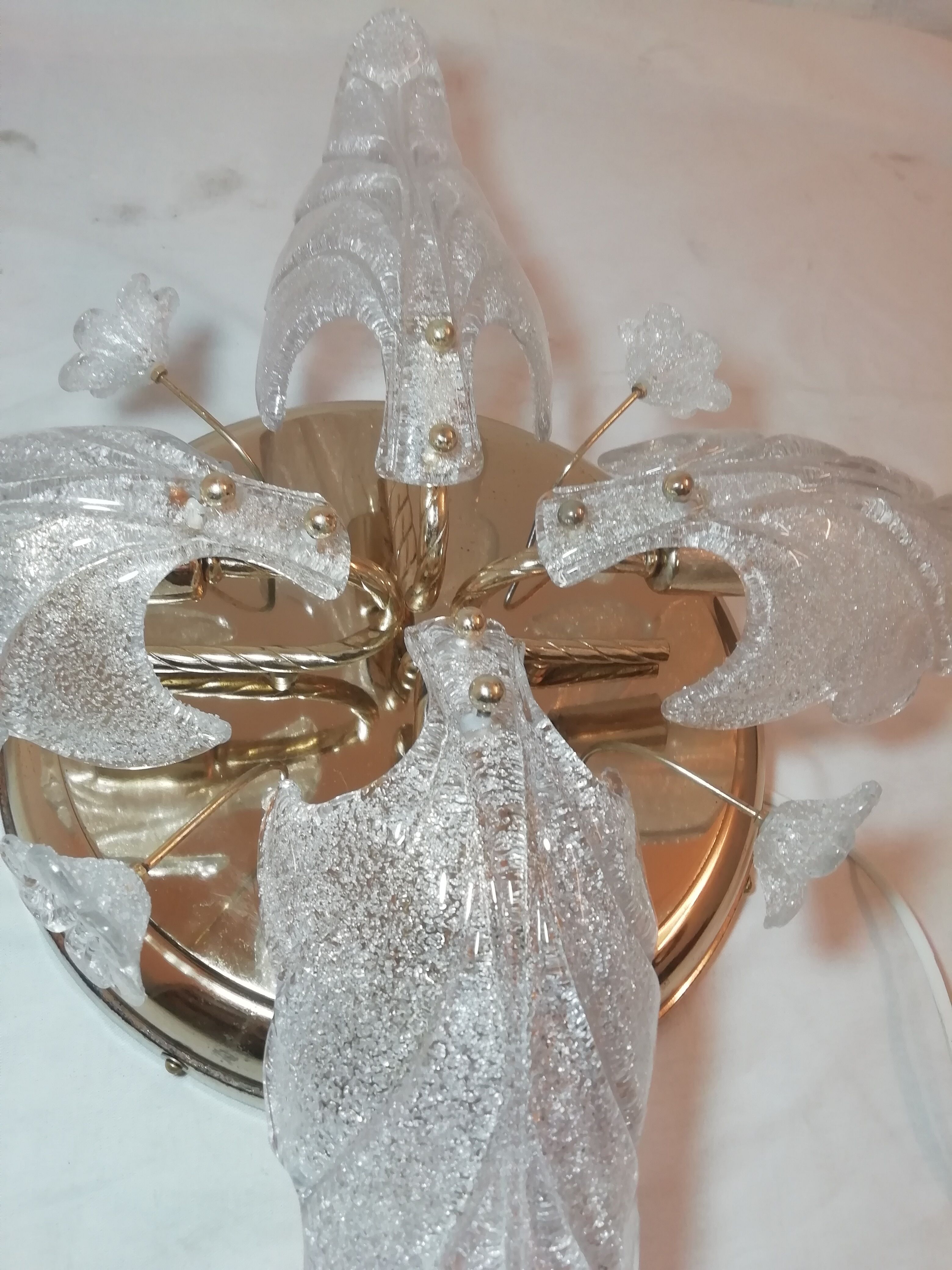 Plafonnier de plafond de verre de Murano