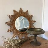 Brass art deco cut
