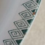 Old bowl in iron earth Saint Amand