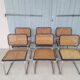 Lot of 6 cesca B32 chairs by Marcel Breuer
