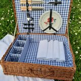 Vintage picnic basket