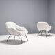 Pair of "Concha" Armchairs by Carlo Hauner & Martin Eisler, Brasil, 1955