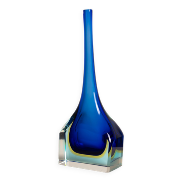 Vase en verre d'art italien Sommerso
