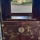 Chinese lacquer TV cabinet from the seventies