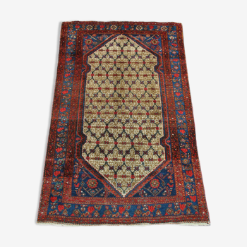 Authentic Persian rug from the mid-20th century size 119x196 cm