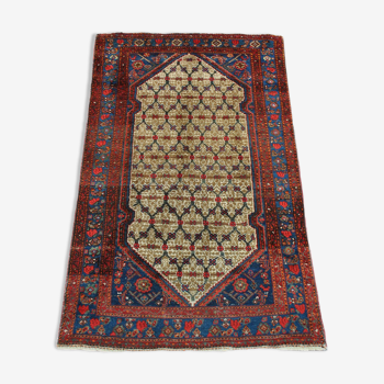 Tapis persan authentique du milieu XXème taille 119x196 cm