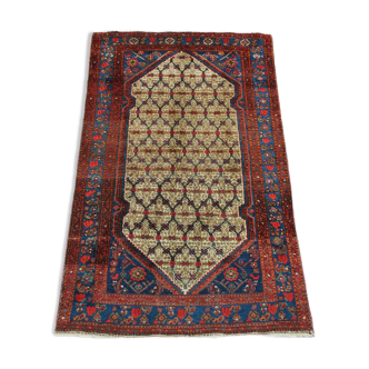 Authentic Persian rug from the mid-20th century size 119x196 cm