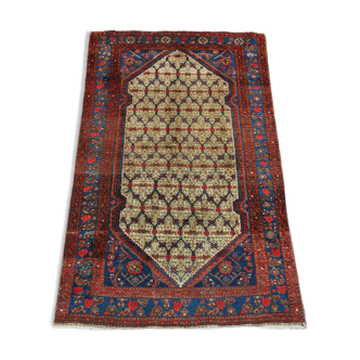 Tapis persan authentique du milieu XXème taille 119x196 cm