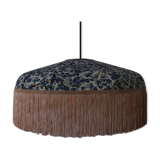 Japanese paper hanging lamp with fringe "Mona"