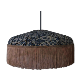 Japanese paper hanging lamp with fringe "Mona"