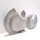 Glazed Ceramic Decorative Pair of Chicken by Alessio Tasca, Italy