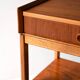 1960s Scandinavian teak and oak nightstand