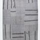 7x10 Vintage Gray & Black Modern Kilim Rug, 213x308Cm