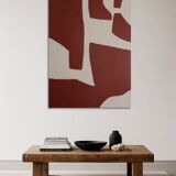 Organic abstract terracotta 100x80cm by Bodasca