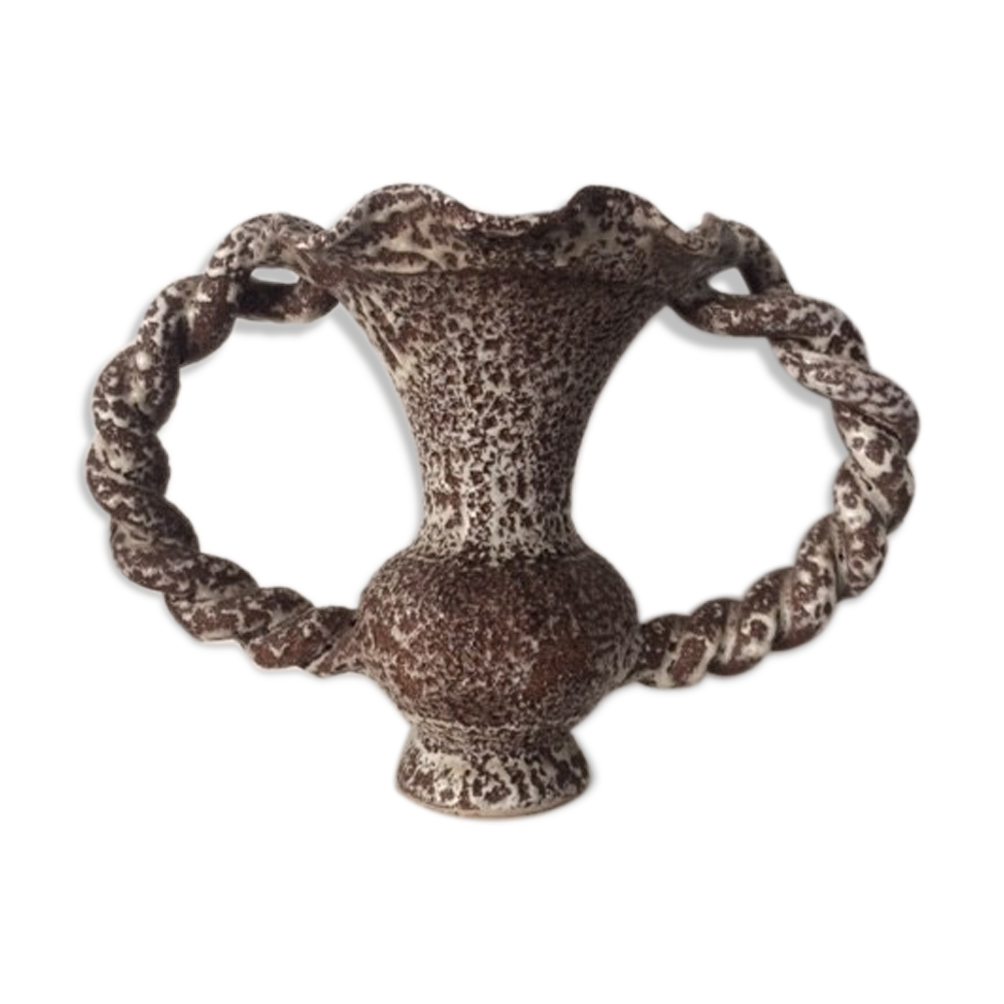 Vase Vallauris Marius Giuge "fat lava" 1960