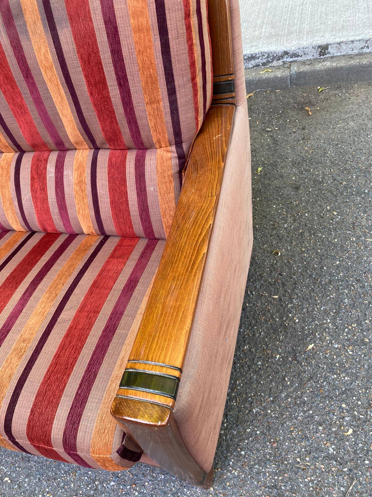Two-seater sofa Art Deco inspiration Cavel France 2000s