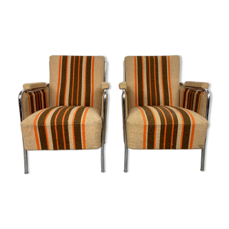 Mid-century modern armchairs by Joszef Peresztegi