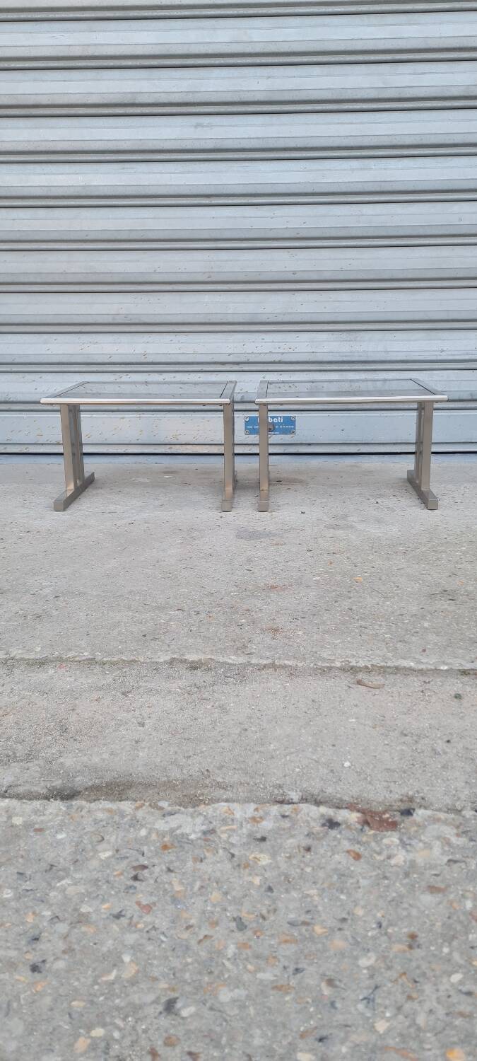 Pair of space age side tables