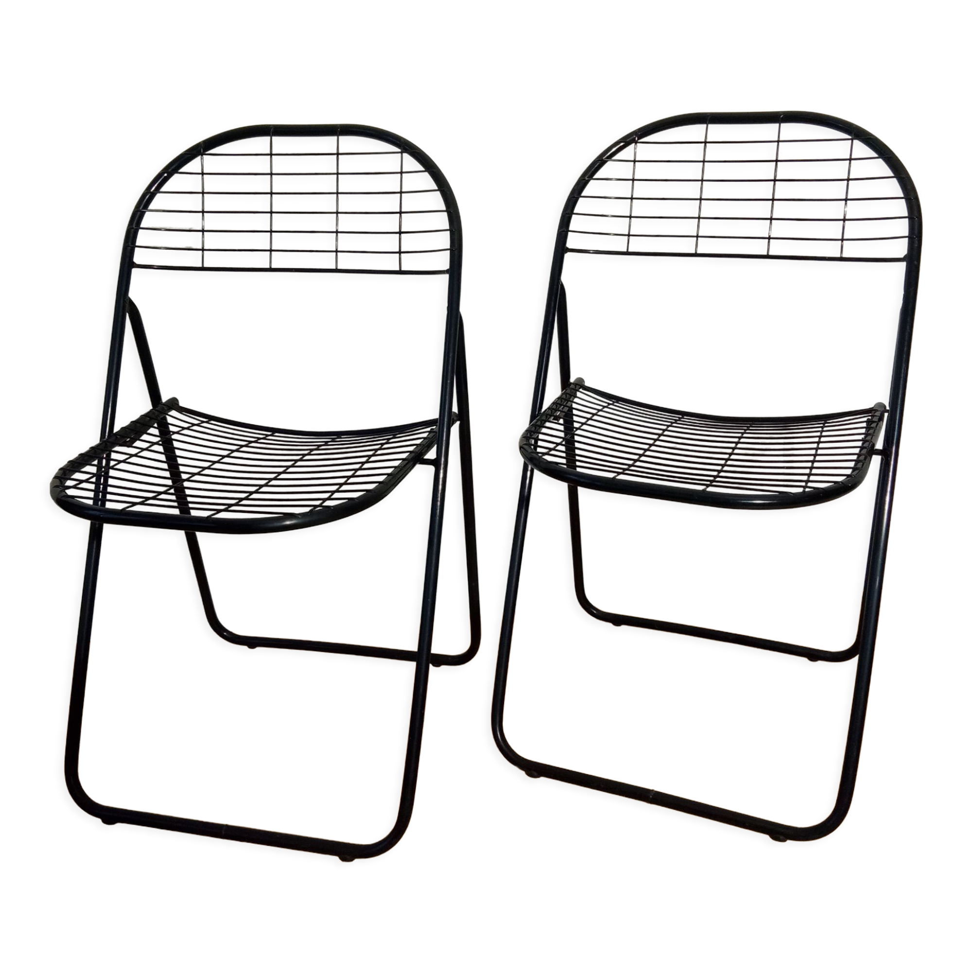 Paire de chaises pliante Åland de Niels Gammelgaard  pour Ikea 1978