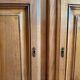 Library in solid cherry wood – back in native wood