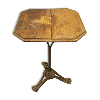 Bistro table foot vintage cast iron
