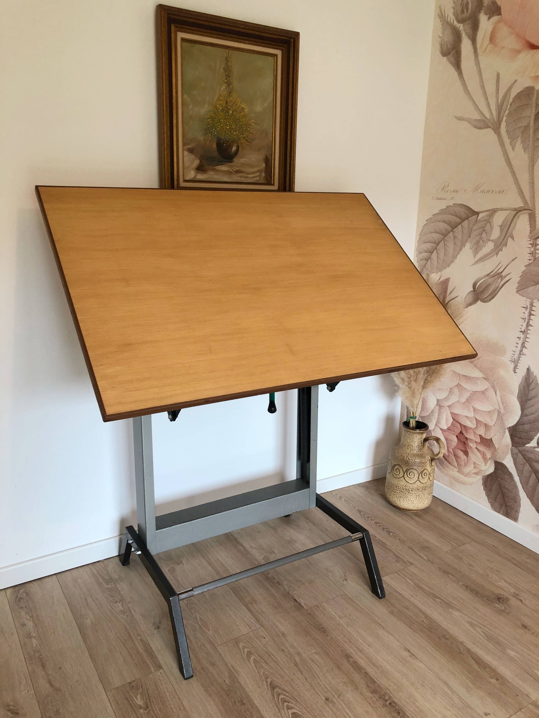 Vintage architect's drawing table