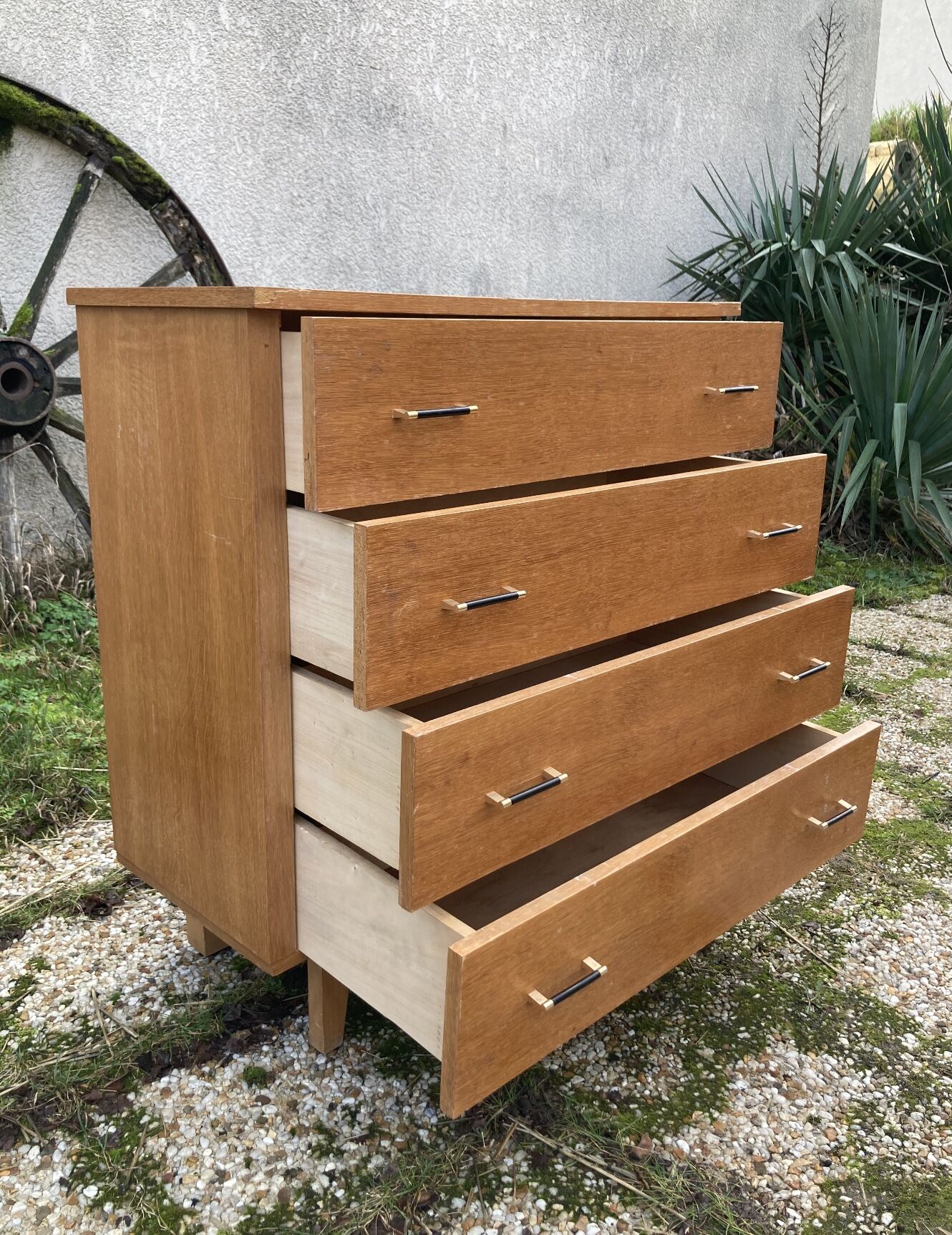 Commode pieds compas vintage