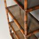 Faux bamboo bookcase