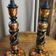 Kashmiri lamp pair