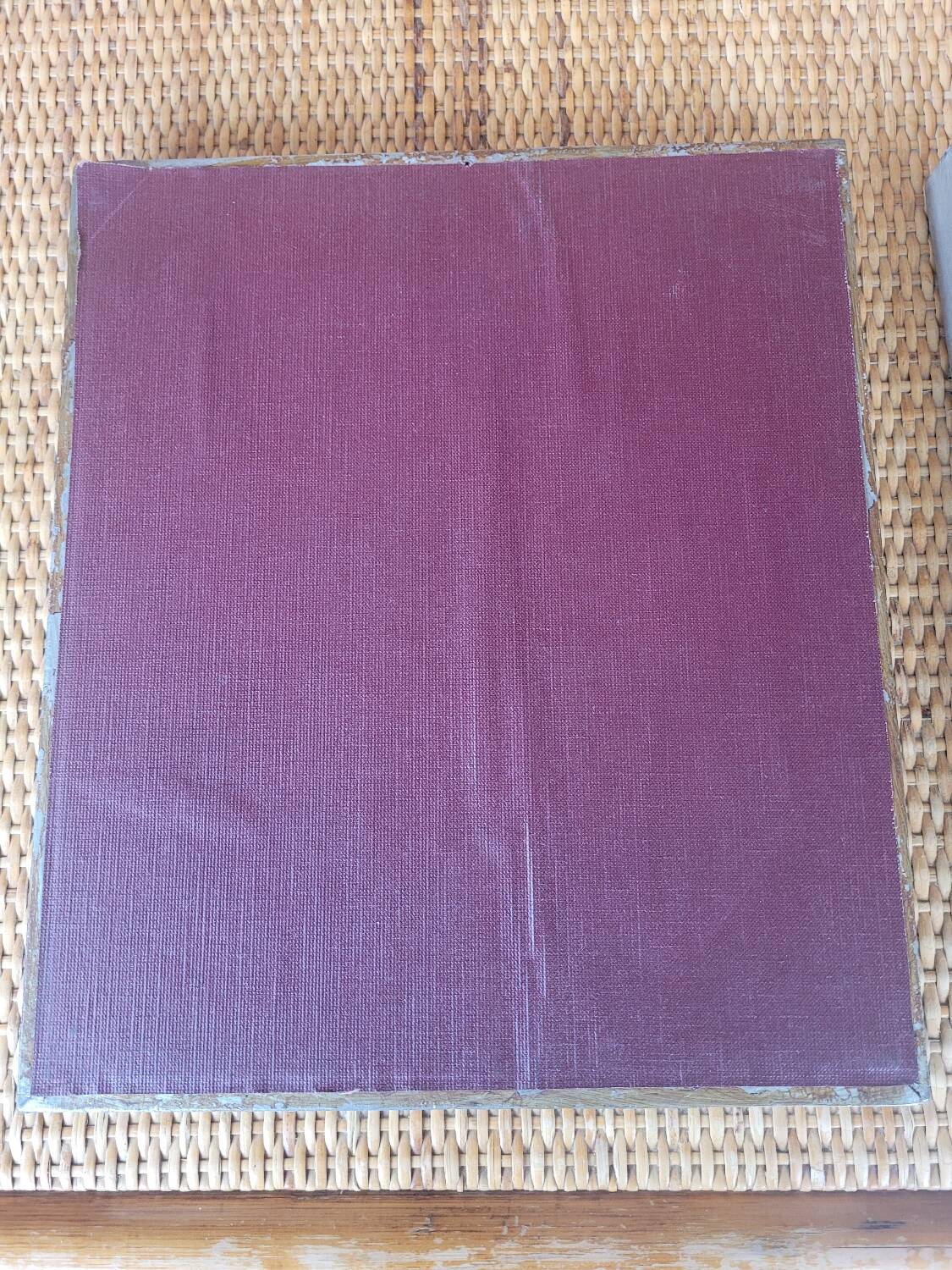 Pair of embossed flower paintings