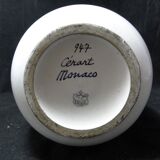 Cerart Monaco vase n° 947 with bird decoration