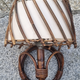 Pair of rattan bamboo sconces,  vintage, 60s
