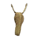 Tête d'âne en osier