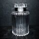 Whiskey bottle decanter in crystal cut in full fluted beveled deep Baccarat or Saint-Louis?