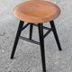 Scandinavian vintage minimalist stool Ilmari Tapiovaara, for Nesto 1960