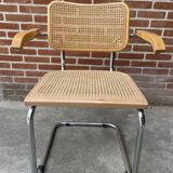 Cesca chair B64 with armrests by Marcel Breuer Design