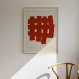 Abstract giclee art print 50x70cm