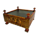 Table chest polychrome paint India