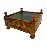 Table chest polychrome paint India