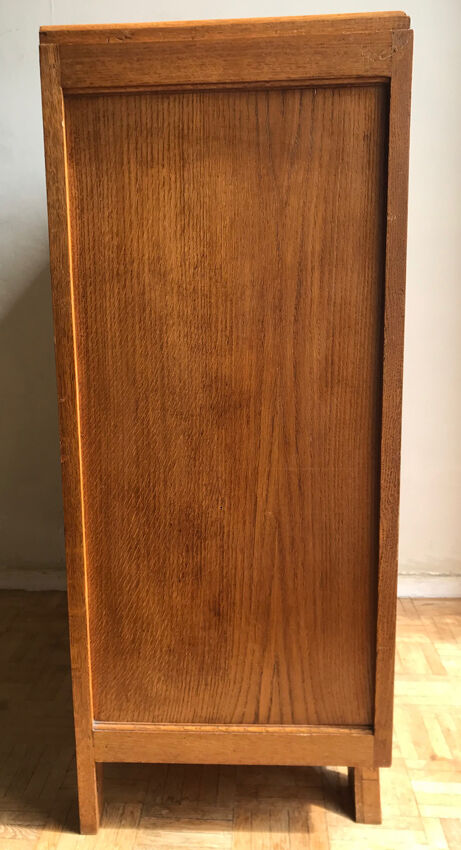 Buffet parisien des années 1940 / 1950 - chêne clair