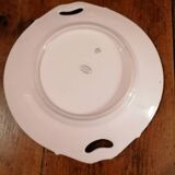 Art deco cake dish signed J. L'Avergne Limoges porcelain